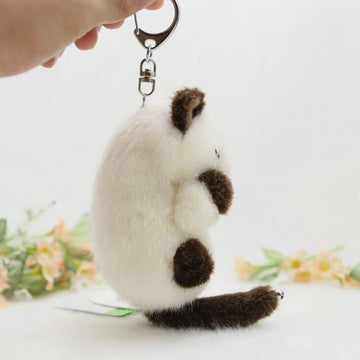 Cat Plush Bag Charm, Stuffed Animal Keychain